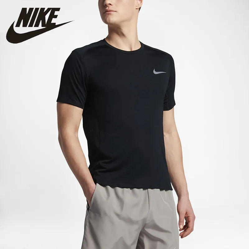 

Nike New Arrival Original Dry Miler Men Running Shirt Outdoor Sports Comfortable Breathable T-shirt #833592-010