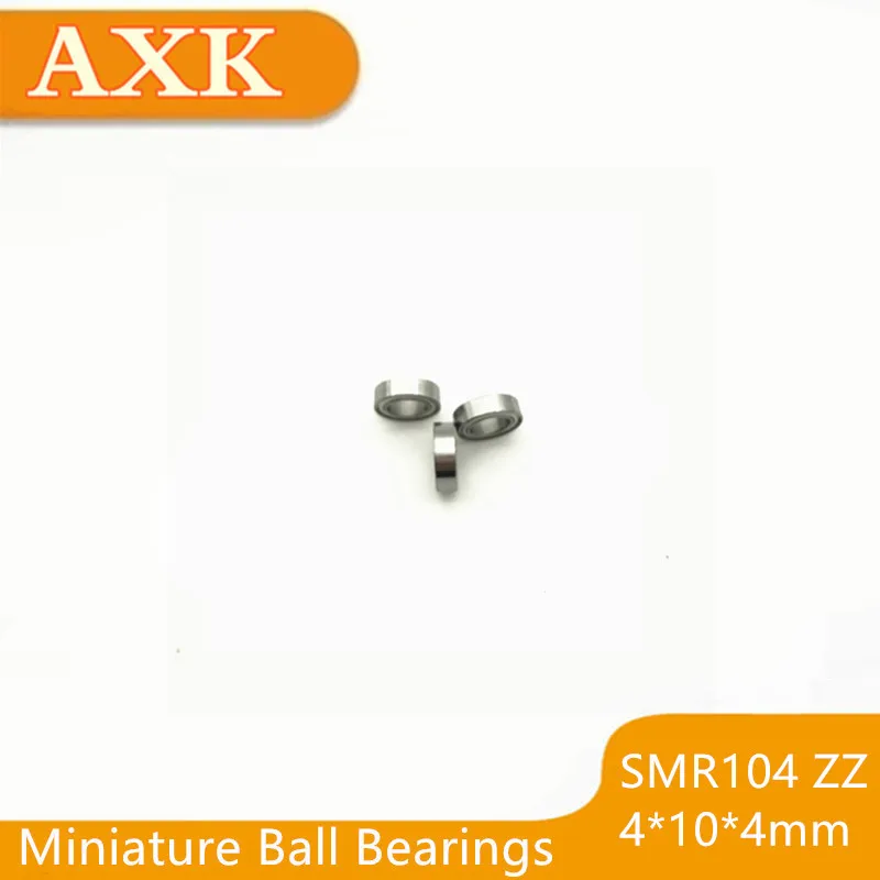 

2023 ограниченная продажа, Миниатюрные шарикоподшипники Smr104zz Abec-3 (10 шт.) 4x10x4 мм из нержавеющей стали