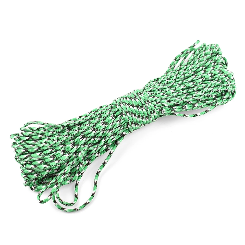100FT Camping Paracord Guyline Tent Rope 9 Strand Camping Parachute