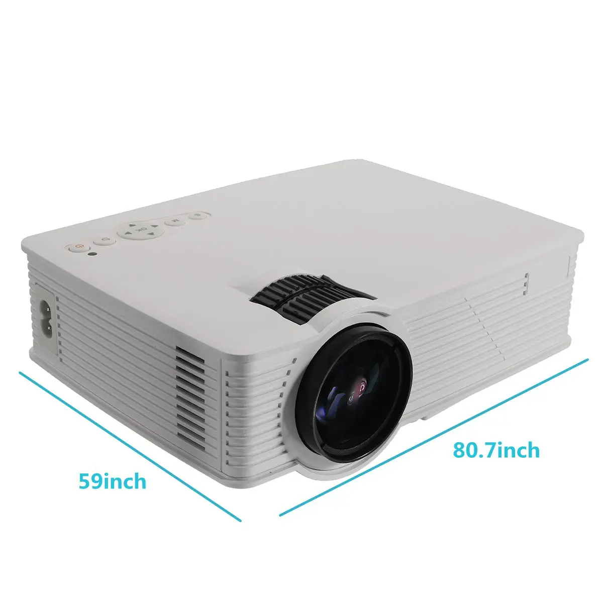 7000Lumens LED WIFI Projector 1080P Full HD Android4.4 3D Multimedia USB/SD/HDMI/VGA/AV/TV For Theater Home Cinema AU/US Plug 7000Lumens LED WIFI Projector 1080P Full HD Android4.4 3D Multimedia USB/SD/HDMI/VGA/AV/TV For Theater Home Cinema AU/US Plug