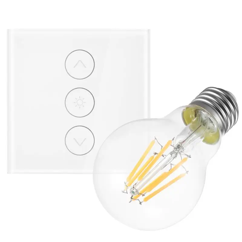 

Led Dimmer 220v Wifi Dimmer Switch Smart WiFi Touch Light Touch Switch Work For Alexa Google Assistant Bulb
