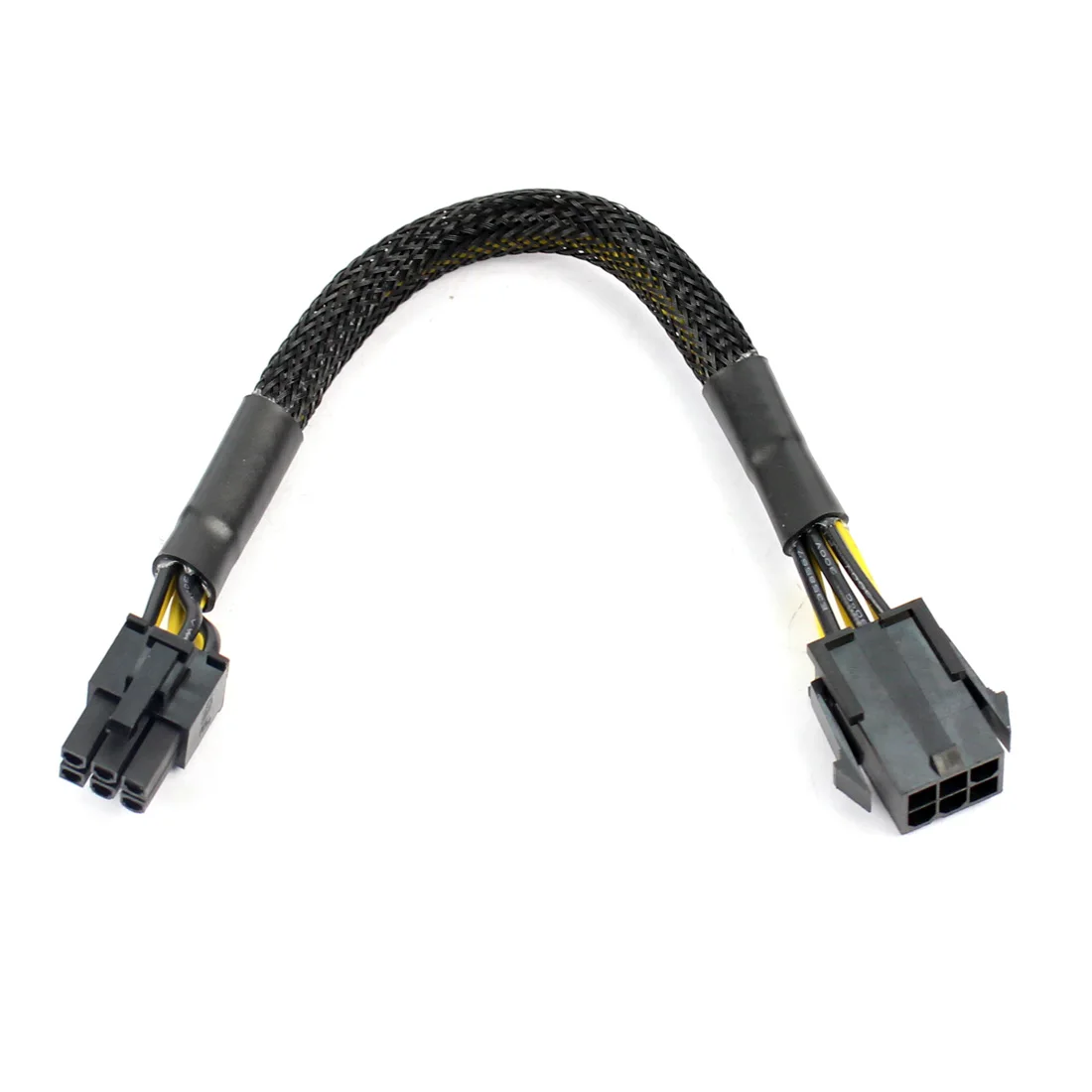Кабель питания от 6P до 6pin для видеокарты 1 шт. 20 см 6 контактный удлинитель