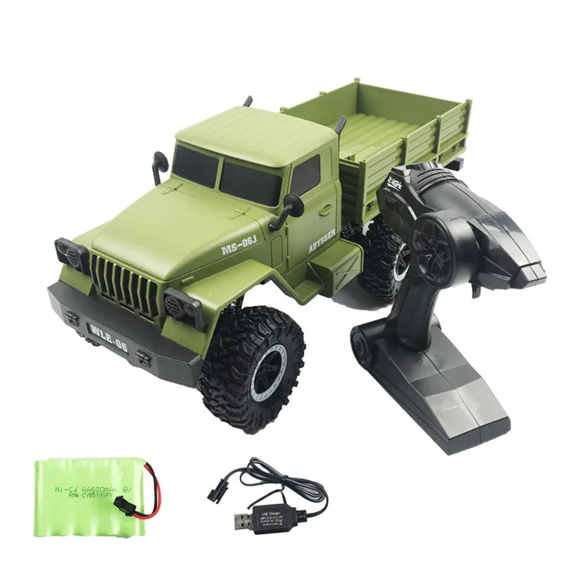 SuLong Toys SL3342 Урал 1/10 2 4G 6WD автомобиль с дистанционным управлением военный грузовик