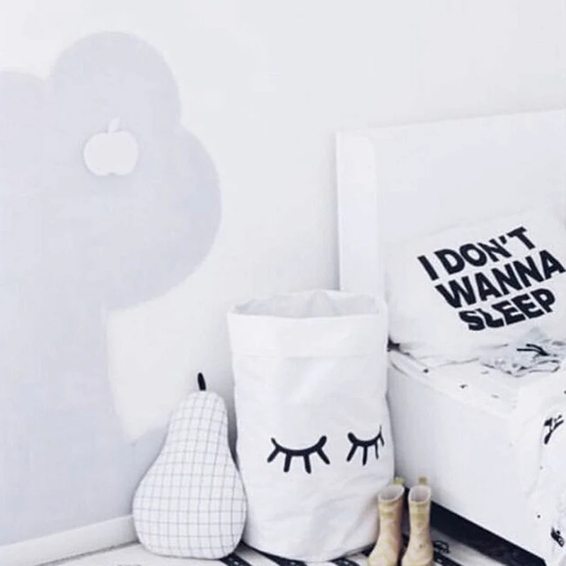 الكرتون حقيبة تخزين من القماش الطفل الملابس الاطفال اللعب المنظم Xo إلكتروني الأرنب مغلقة العين شنقا جدار جيب الأطفال غرفة ديكور