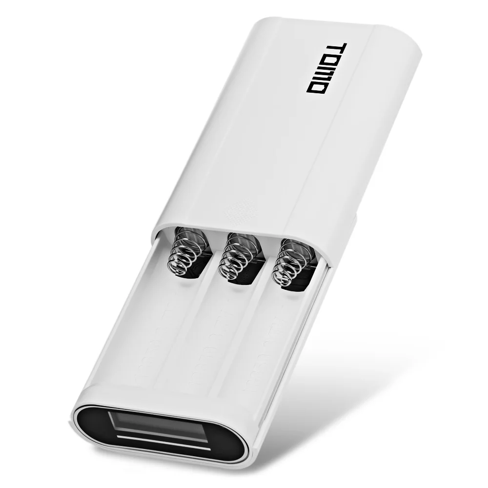 TOMO T3 DIY внешний Смарт аккумулятор Зарядное устройство 3 х 18650 Li ion батарея микро usb 8