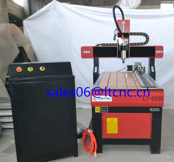 

1.5kw spindle 4axis 600*900mm cnc wood engraving 3D 6090 1212 1218 cnc router with rotary axis