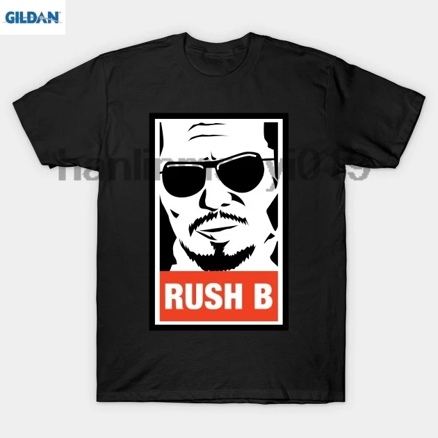 GILDAN Rush B CSGO Counter Strike Global Offensive Gaming T Shirt | Мужская одежда