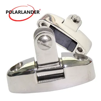 

Bimini Top Hardware Silver With Rubber Pad Fit For Marine Boat Yacht Mountain Type Fitting Stainless Steel 316 Swivel Deck Hinge