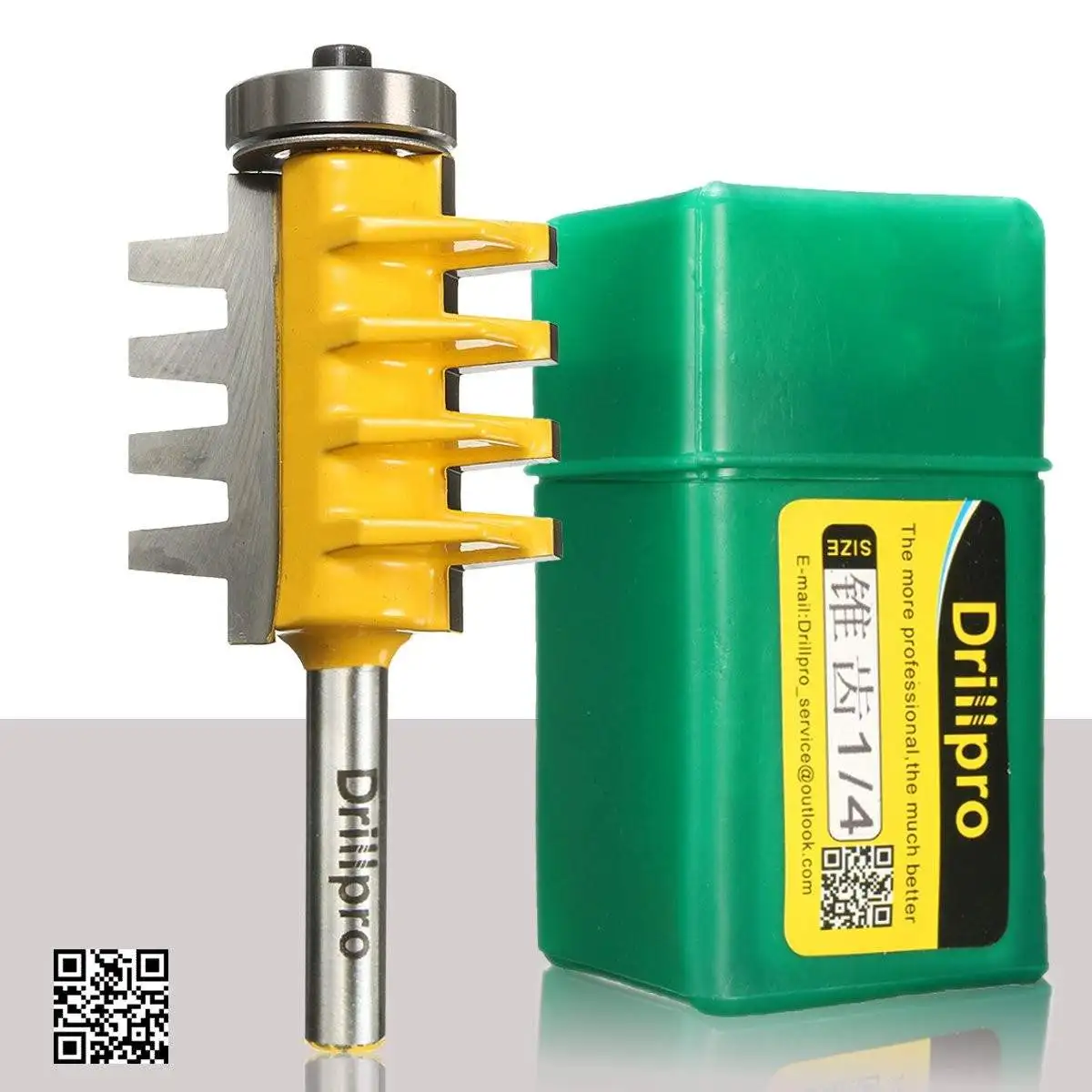 

RB10 1/4 Inch Shank Router Bit Reversible Joint Cutter YG6X native alloy