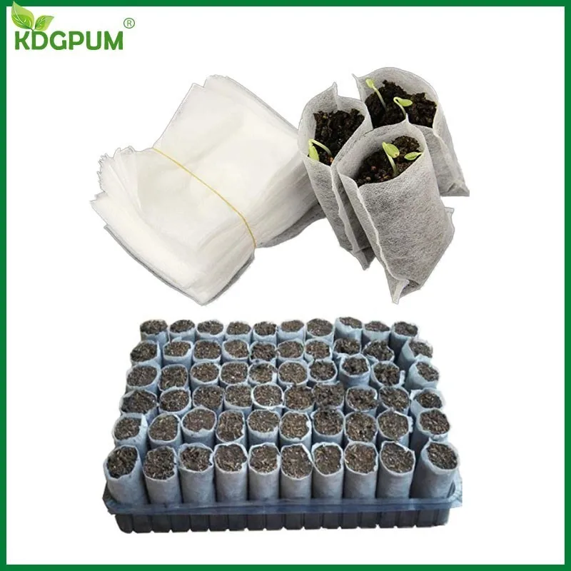 

9 Sizes Jardin Biodegradable Nursery Bags Plant Grow Bags Non-woven Fabrics Seedling Pots Eco-Friendly Garden Planting Bags