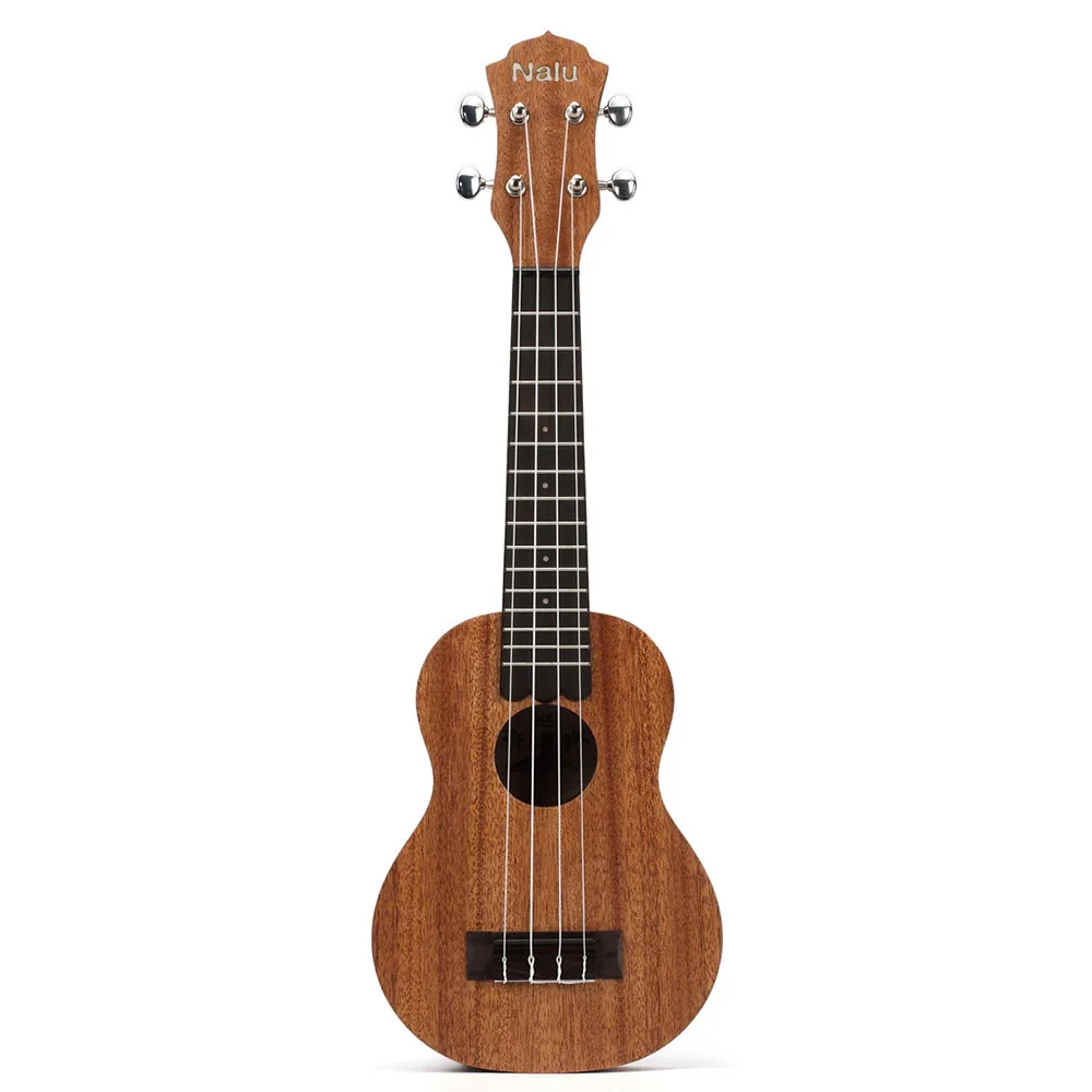 

NALU N-520S African Mahogany Beginners Getting Started Ukulele 21 Inch Stylish Appearance Design Mini Guitar Ukulele