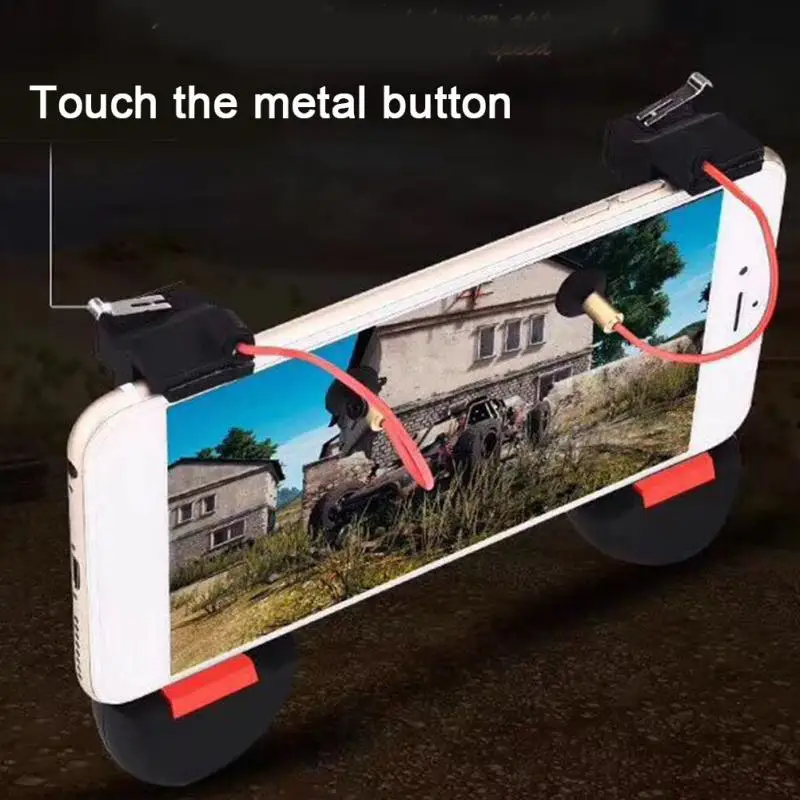 1 Pair Suction Cup Gamepad JoyStick Mobile Gaming Trigger Fire Button Accurate Controller Tablet Aim Key For PUBG L1R1 Shooter 1 Pair Suction Cup Gamepad JoyStick Mobile Gaming Trigger Fire Button Accurate Controller Tablet Aim Key For PUBG L1R1 Shooter