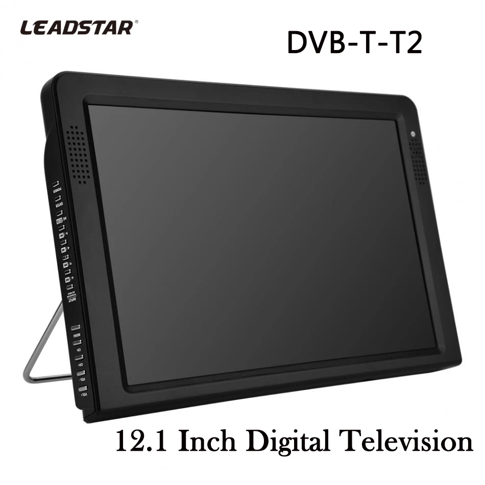 

LEADSTAR DVB-T-T2 12.1 Inch TV Televisions Rechargeable Digital Color Car TV Television Player TFT-LED Screen TV Television 2019