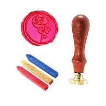 Подпись индивидуальная восковая печать штамп интересные розы