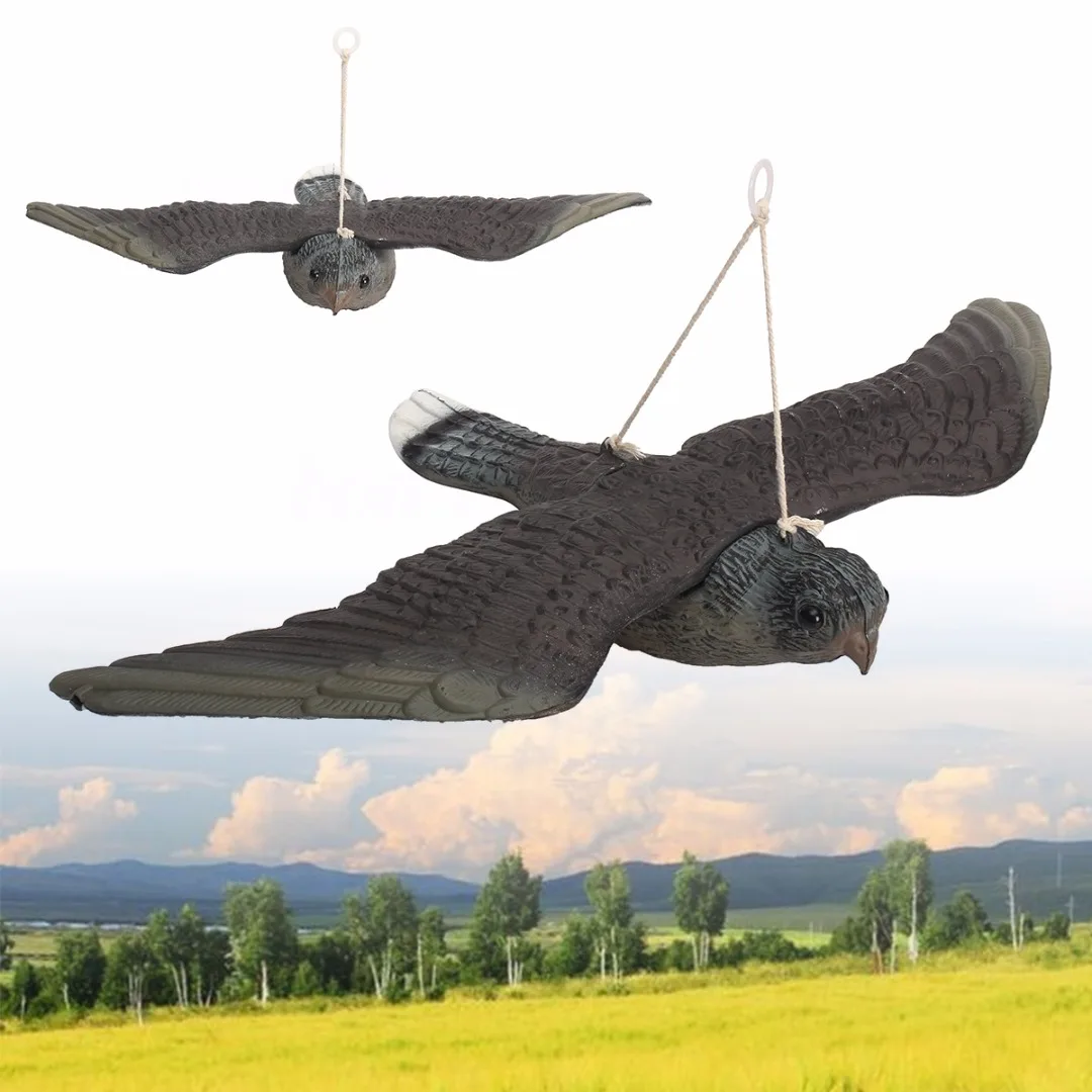 JX LCLYL Garden Flying Bird Hawk Owl Decoy Weed Pest Control Repellent