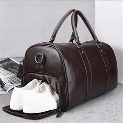 Дорожная сумка унисекс, женская и Мужская сумка из искусственной кожи, сумка через плечо, сумка из искусственной кожи, Большая