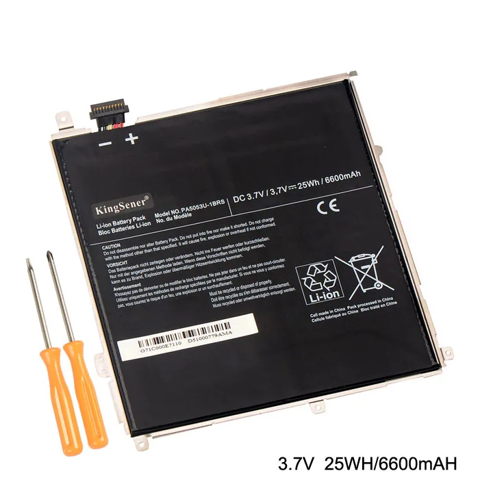 Аккумулятор KingSener PA5053U для ноутбука Toshiba Excite 10 серий аккумулятор PA5053 3 7 В 25 Вт/ч 6600