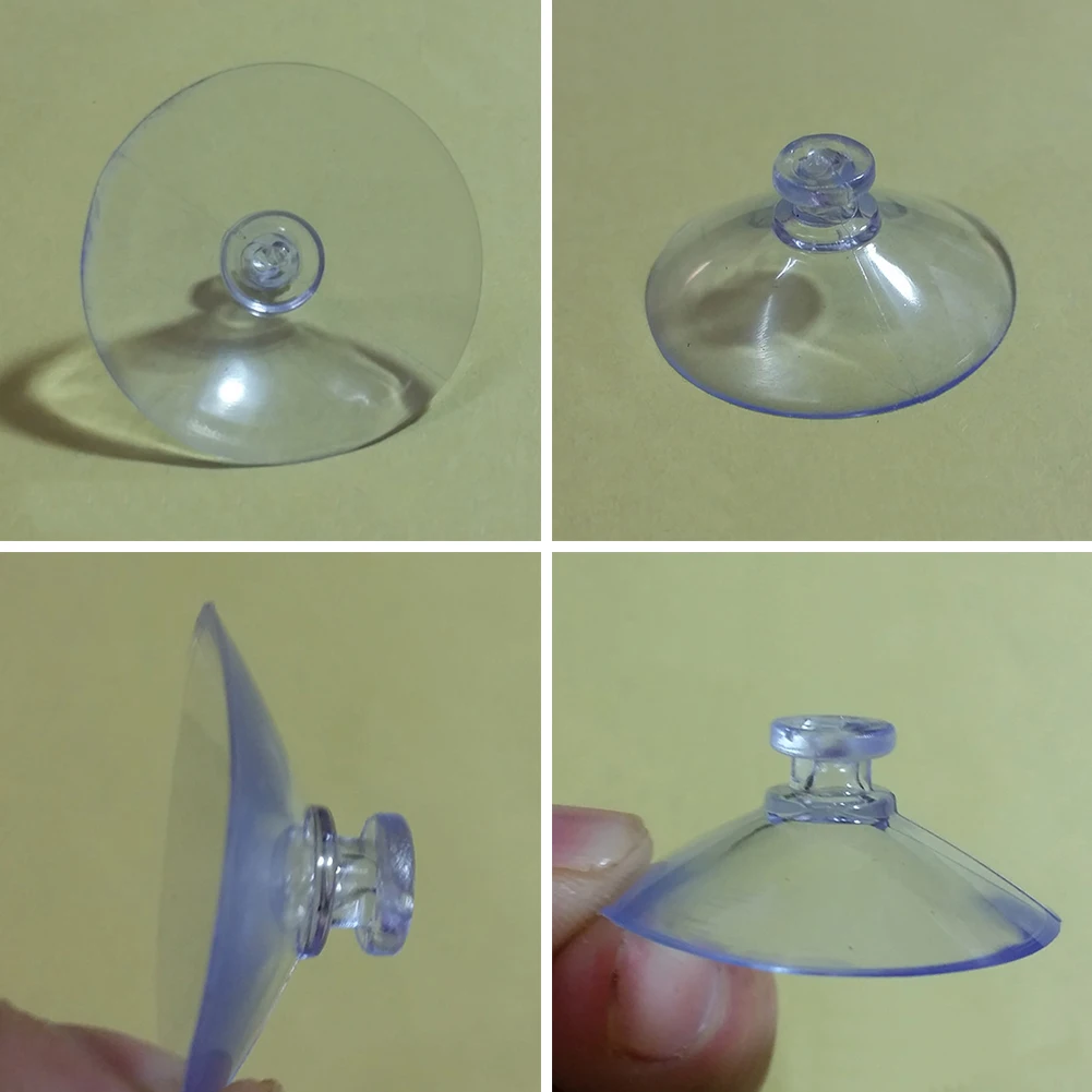50 шт. прозрачная присоска без крючков, 30 мм прозрачная многоразовая присоска для грибов пластиковые присоски для стекла 30 мм