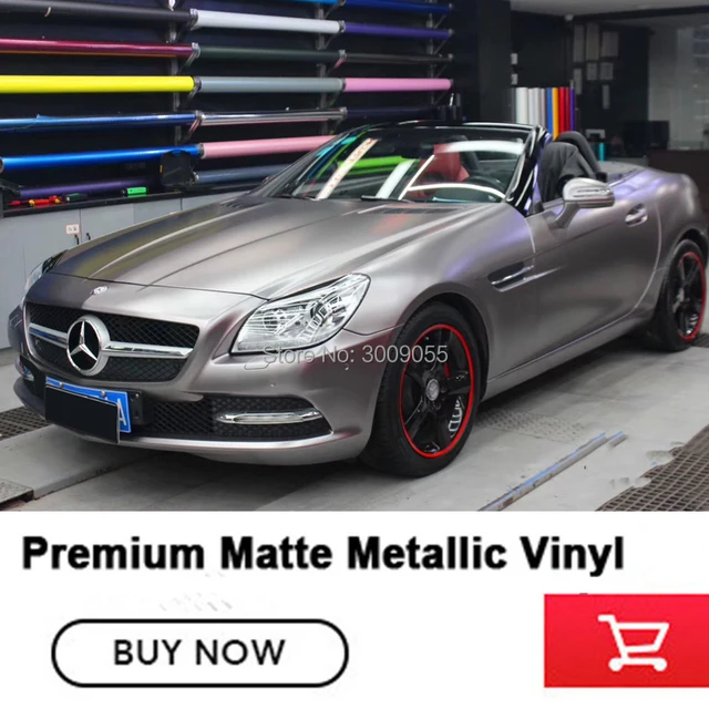 Best Quality matte Metallic Vinyl Wrap Film For Car Styling Bubble Free