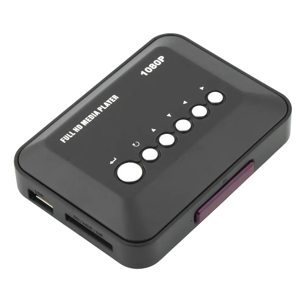 Kebidumei 1080P ТВ Видео плеер SD/MMC медиаплеер SD MMC RMVB MP3 Мульти ТВ USB HDMI медиаплеер коробка поддержка USB жесткий диск Dr