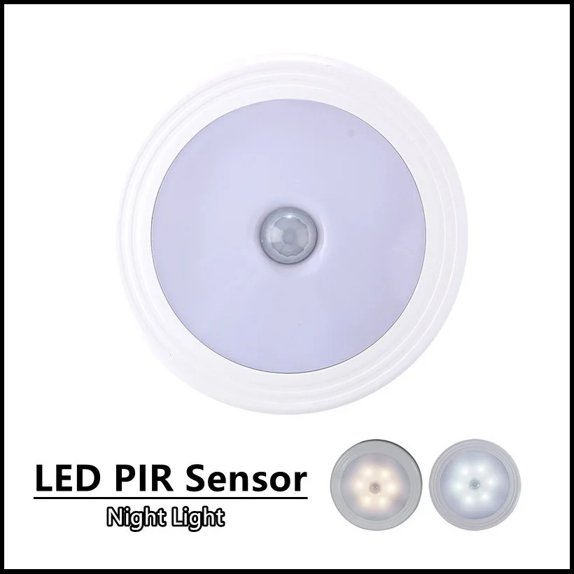 DAR PIR Body Motion Sensor Night Light Wireless AAA Battery 6