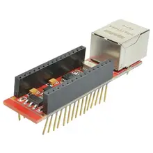 ENC28J60 Ethernet щит для Arduino Nano 3,0 RJ45 Модуль веб-сервера