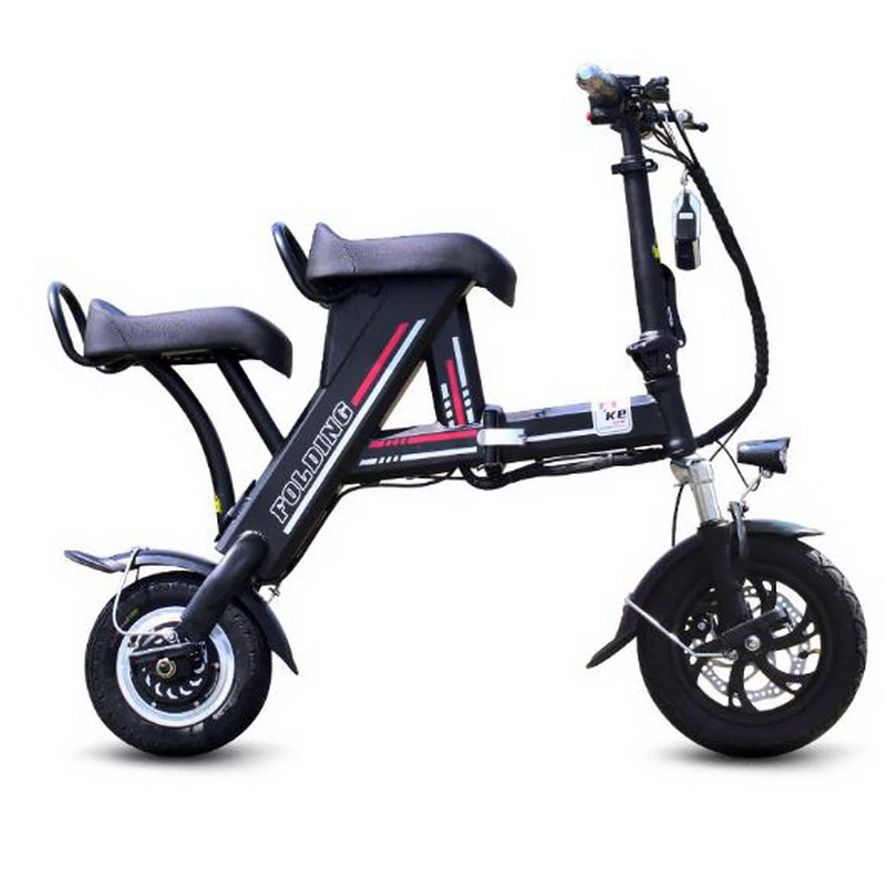 Best Venividivici Super light Mini-electric bike with Basket folding female small electric car lithium battery adult scooter 1