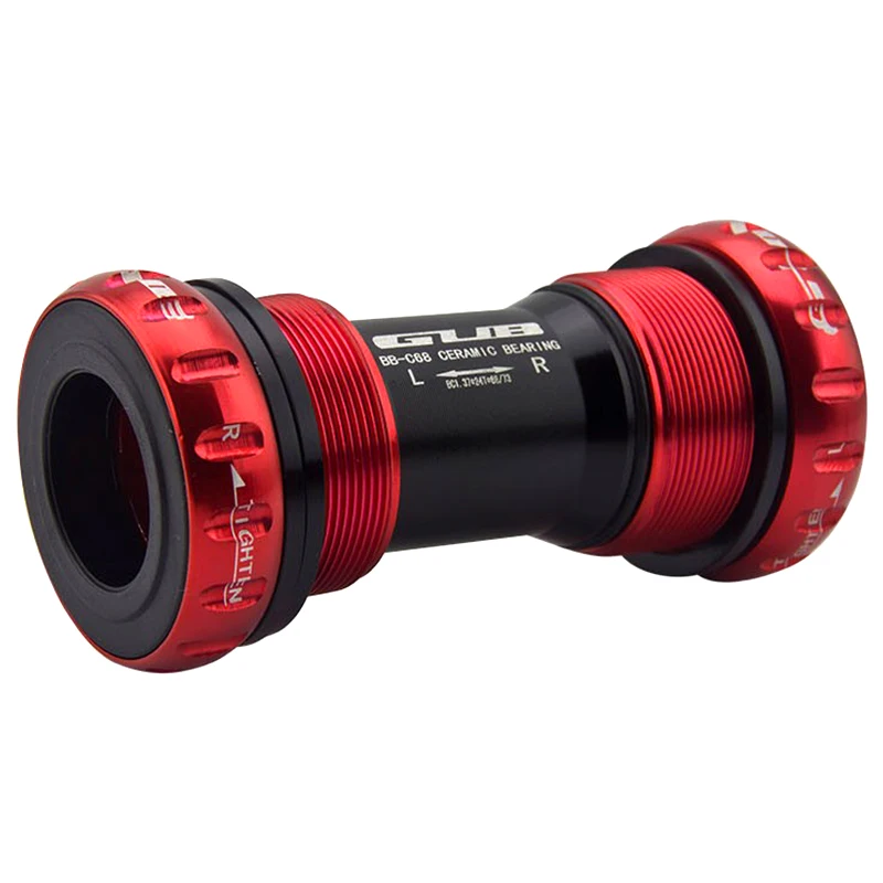 

GUB C-68 Ceramic BB 68 Bottom Bracket Shell 68/73MM Screw/Thread Type BSA Crankset Bearings Bicycle Axis