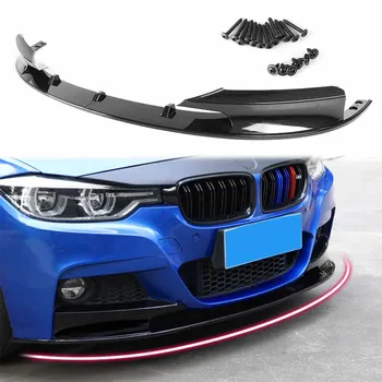 

Front Bumper Cover Lip Carbon Fiber Surface For BMW F30 3 Series M Style 2012 2013 2014 2015 2016 2017 2018 ABS Auto Accessories