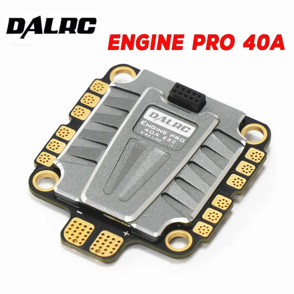 

DALRC ENGINE PRO 40A 4IN1 ESC 3-5S Blheli_32 4 in 1 ESC Brushless DSHOT1200 Ready w/ 5V BEC Updated Version 40A for Racing Drone