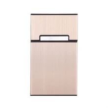 Алюминиевый Чехол для сигарет, держатель для табака, карманный контейнер для хранения, Подарочная коробка, 6 цветов