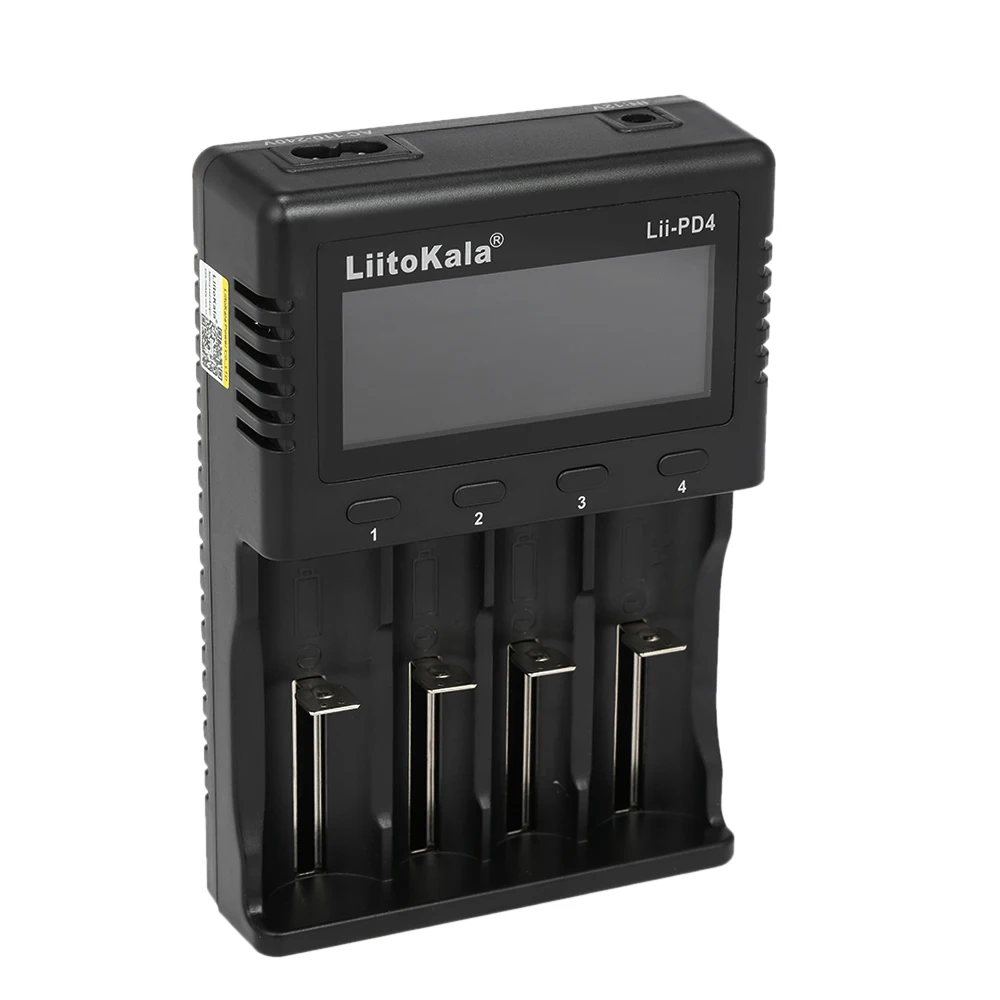 LiitoKala Lii PD4 зарядное устройство ЖК дисплей для 18650 26650 21700 18350 AA AAA 3 7 V/3 2 V/1 5 V литий