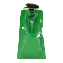 750 мл BPA бесплатно Складной Гибкий фильтр для воды сумка для мочевого пузыря бутылка для фильтрации воды с карабином для выживания на открытом воздухе