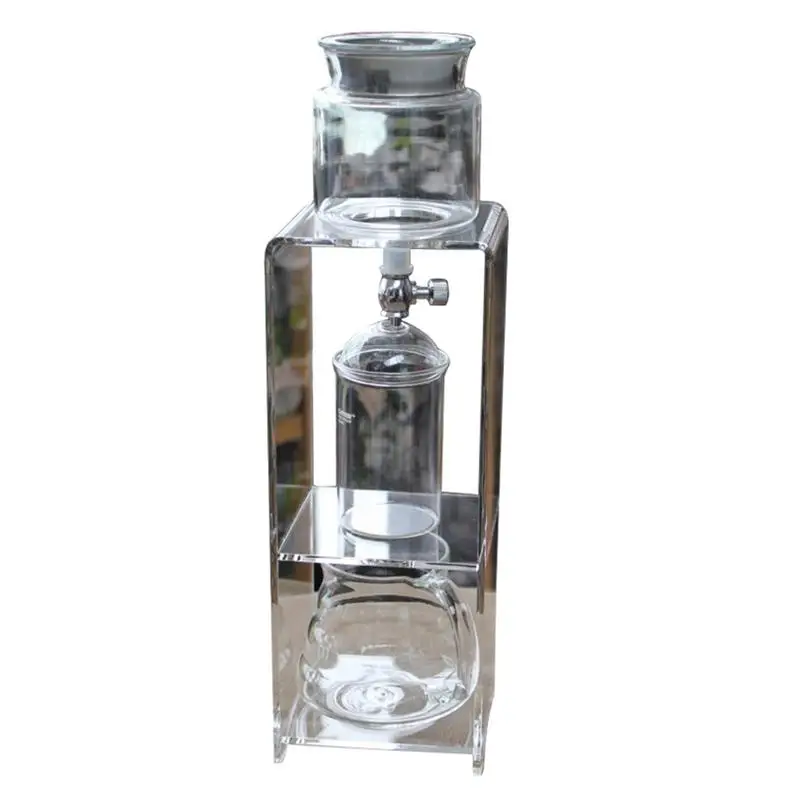 

Household Coffee Acrylic Ice Drop Stand Ice Drip Pot Brewed Coffee Pot Coffee Pot Machine Cleaning Cloth And Measuring Spoon