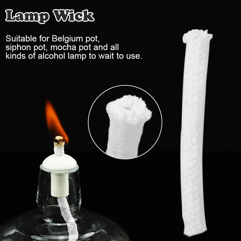 

10Pcs Oil Lamp Wick Holder Cotton Oil Alcohol Lamp Wick Heating Tools Replacement Accessories New