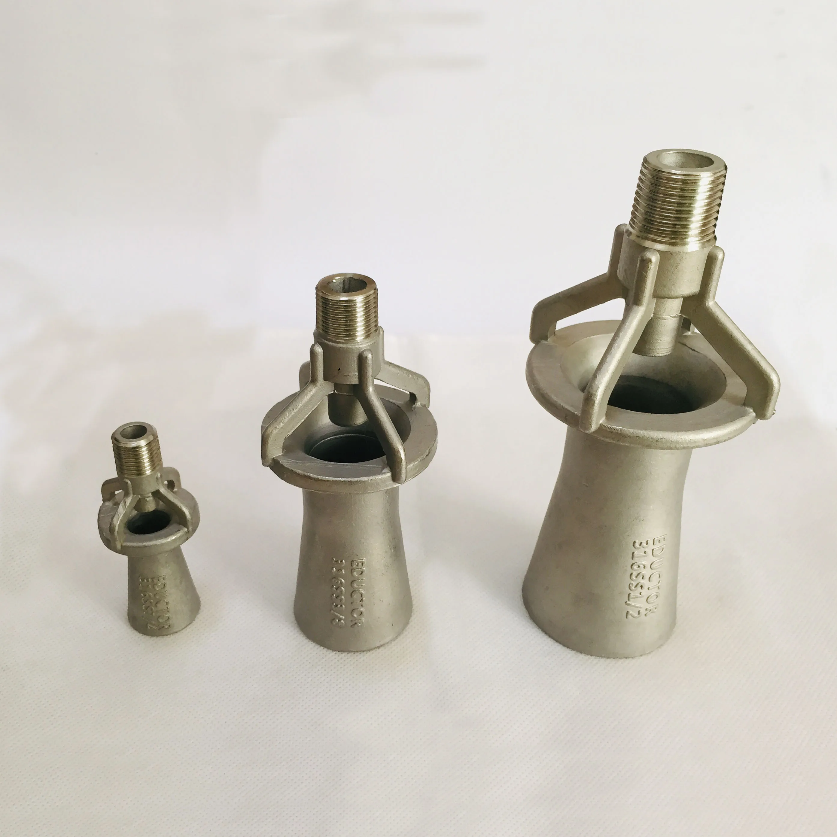 1/4" BSPT Stainless steel 316 eductor venturi nozzle,epoxy industrial mixed jet venturi nozzle 2