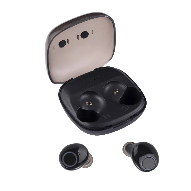 5 0 Беспроводная Bluetooth гарнитура Mini invisible для спорта tws наушники с шумоподавлением