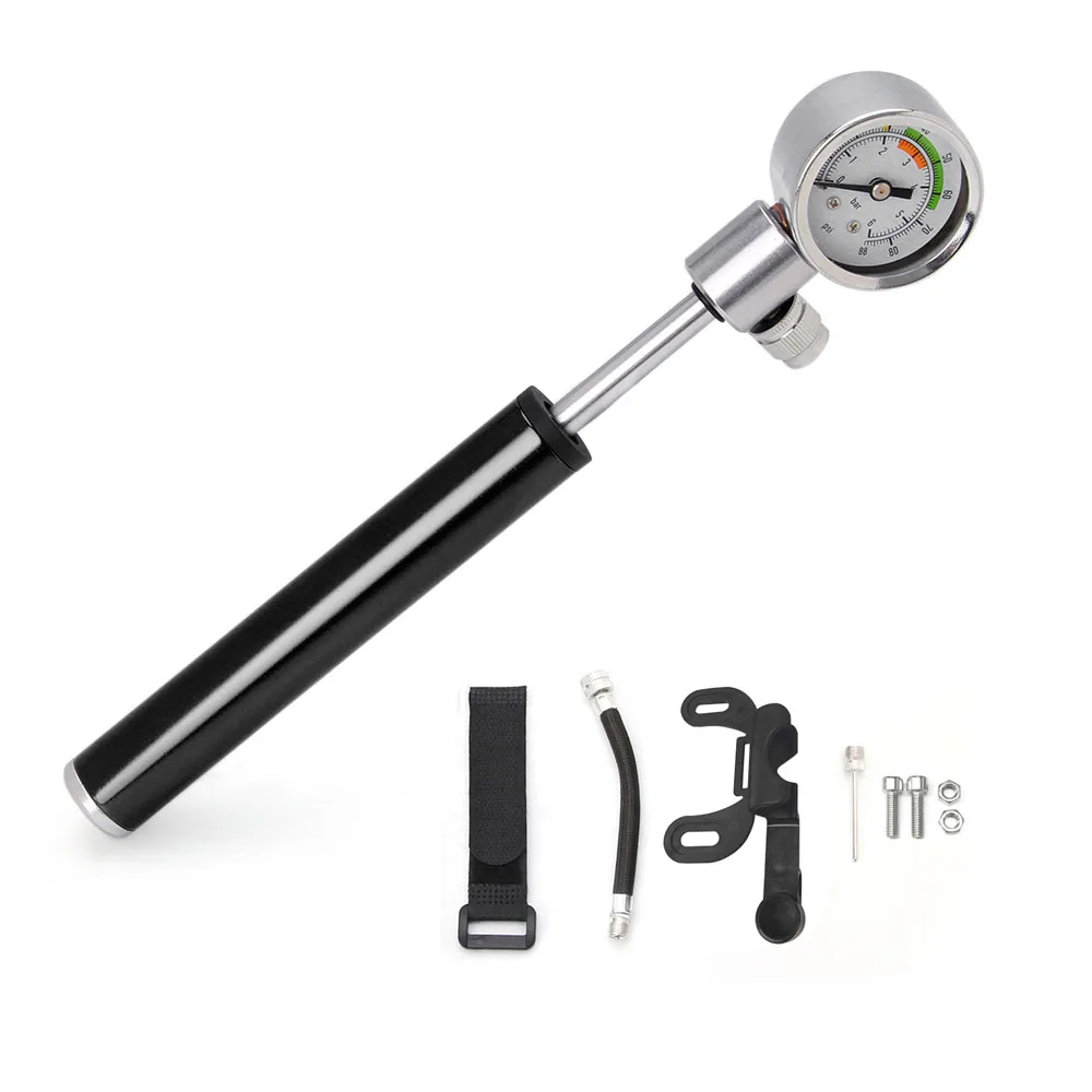 210PSI Portable Bike Manual Pump Bicycle Cycle Air Pressure Pump Tire