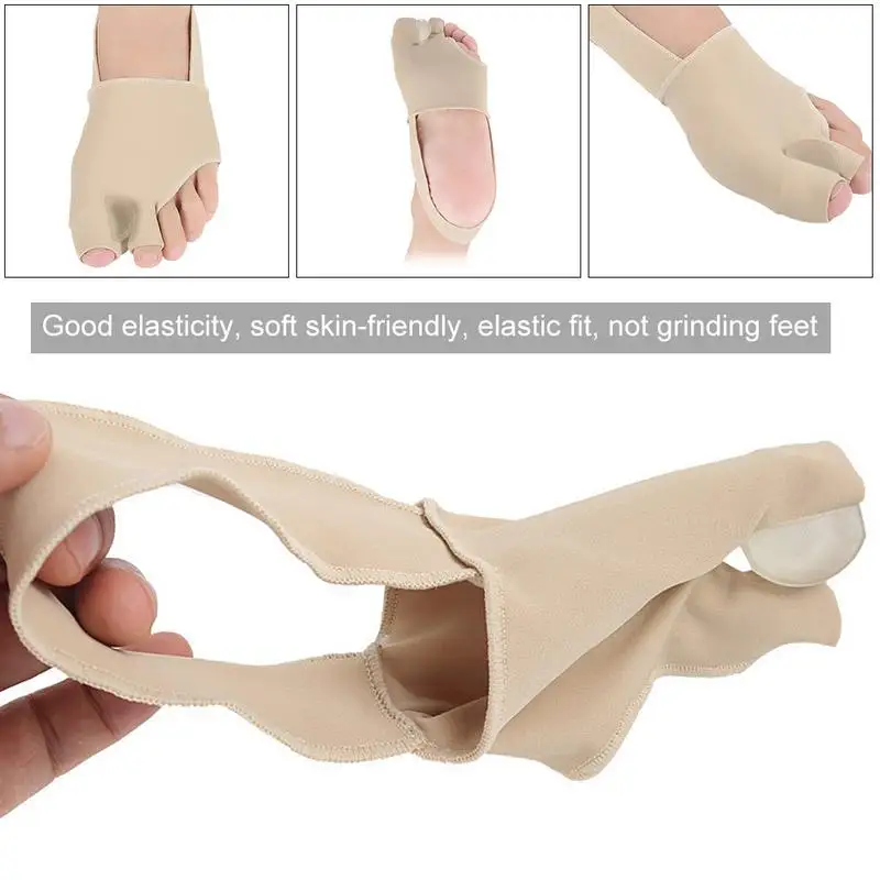 Bunion Toe Corrector Relief Stretchy Pads Cushioned Splint Orthopedic Hallux Valgus Guard Hammer Correction Relieve Toe Pain