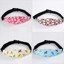 Детская безопасность детей малышей ремень фиксации хлопок печатных мультфильм животных переносное детское кресло сна помощи головы поддержка держател