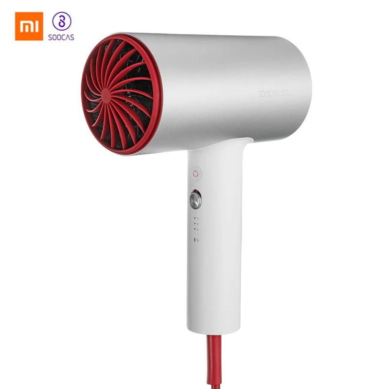 

(International Version) Xiaomi Soocas H3 Original Anion Hair Dryer Quick-dry Hair Tools 1800W Air Outlet Anti-Hot Innovative EU