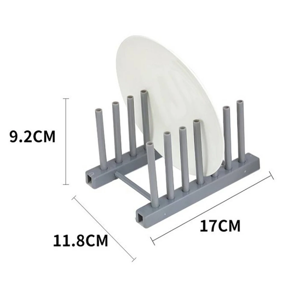 1 шт. стеллаж для посуды креативный Многофункциональный пластиковый простой стеллаж для хранения чашки подставка держатель для дисплея сушилка для тарелок для домашней кухни