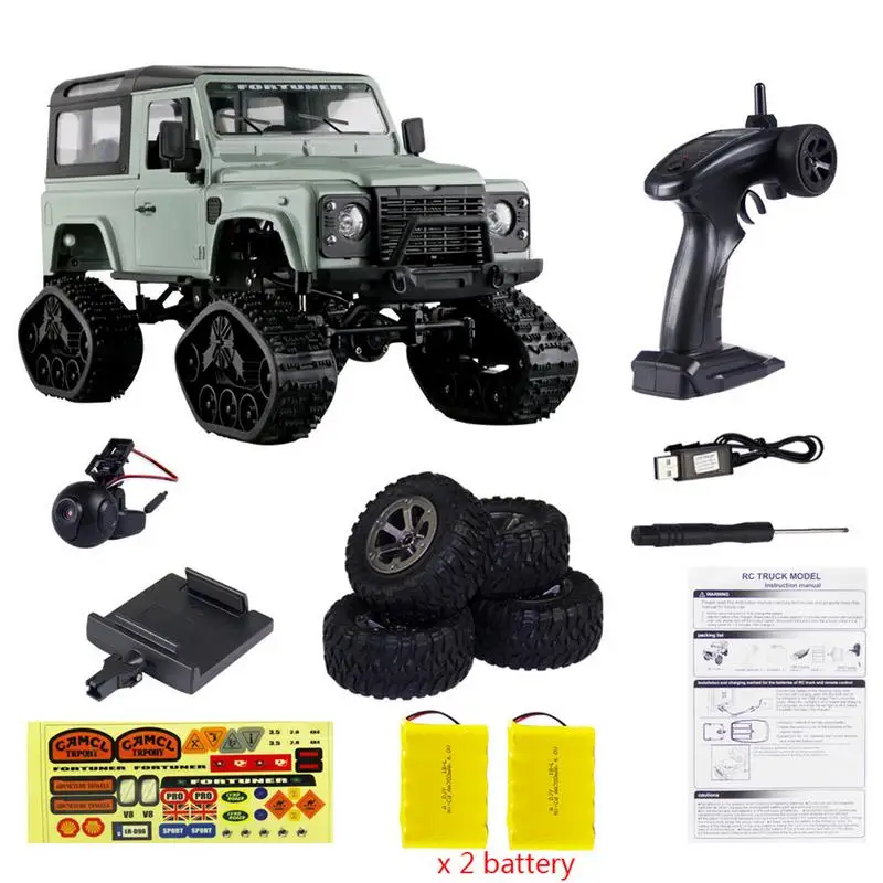 

1/16 RC Crawler Landrover Military Truck WiFi HD 720P Camera Car Drive Off Road