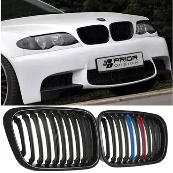

Pair Matte Black M-Color Car Front Kidney Grill Grilles for E46 3 Series 4 Door Sedan 1998 1999 2000 2001
