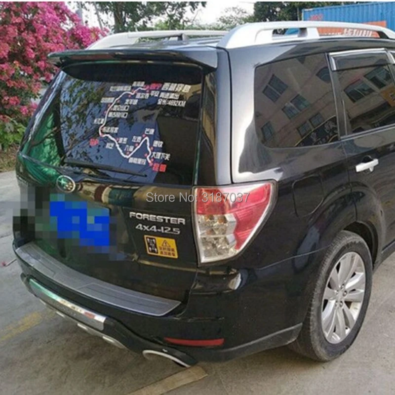 

For Subaru Forester Spoiler 2009-2012 ABS Plastic Unpainted Color Rear Roof Spoiler Wing Trunk Lip Boot Cover Car Styling