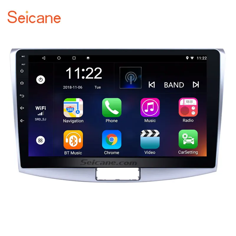 

Seicane Android 9.0 10.1inch Car Radio Stereo GPS Multimedia Player For 2012 2013 2014 VW Volkswagen Magotan B7 Bora Golf 6