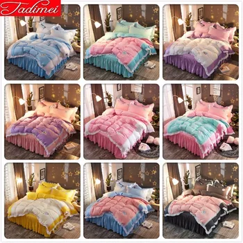 

4pcs Bedding Set Adult Kids Child Girl Soft Cotton Bed Linen Single Twin Full Queen Size Duvet Cover Bedspreads 150x200 180x200