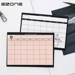 EZONE Schedul книга день планировщик блокнот свободный-блокнот со съемными листами еженедельная ежемесячная книга для дневника, списка дел для