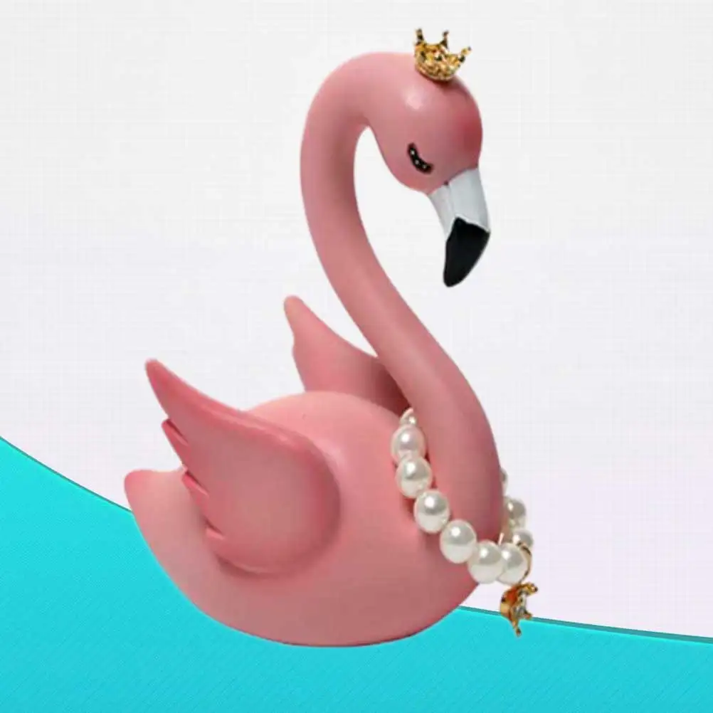 Украшение для автомобиля с изображением фламинго Love Bird Crown Eye креативное