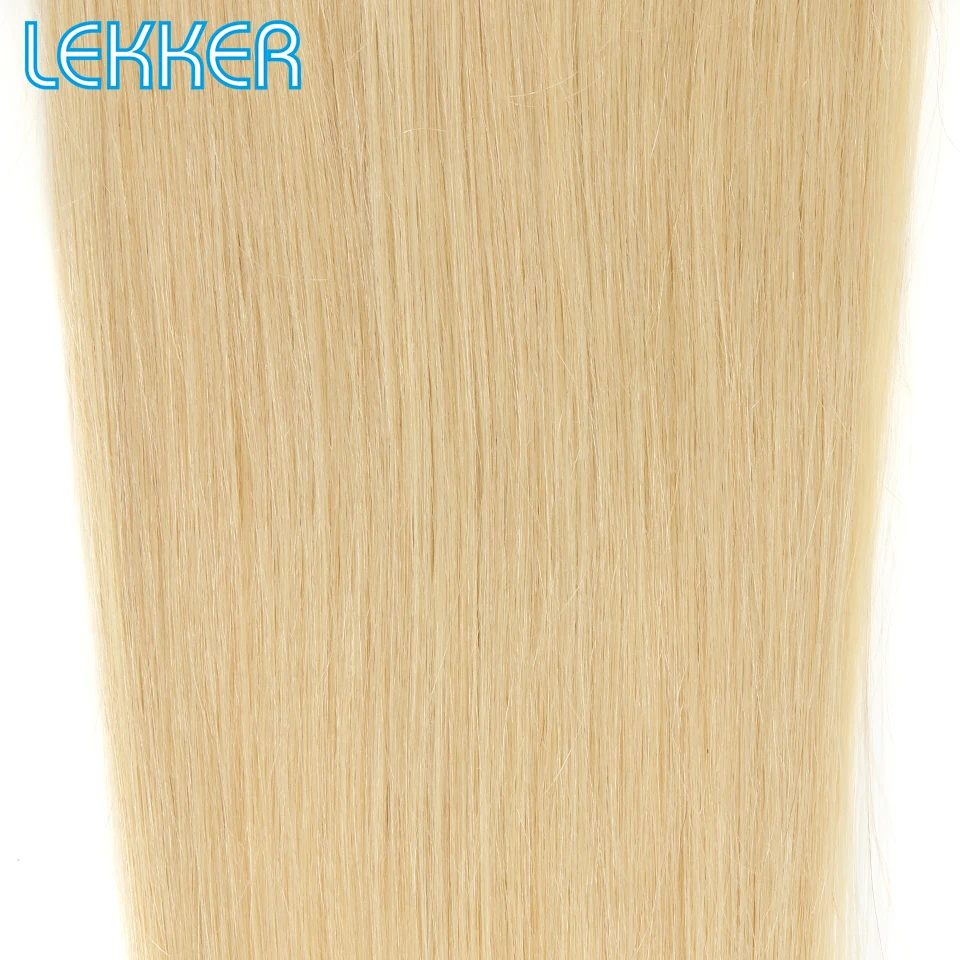 Lekker, 613, медовые, светлые пряди, малазийские прямые волосы, пряди, человеческие волосы, волнистые, реми пряди